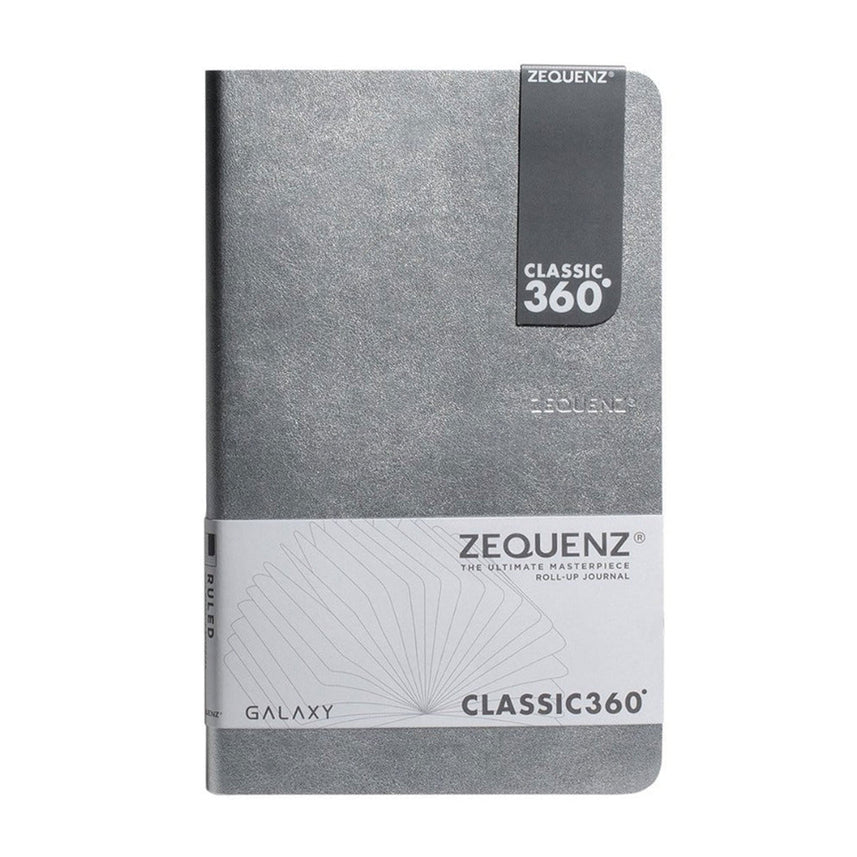 Zequenz Galaxy Series A5 Blank Notebook – Silver