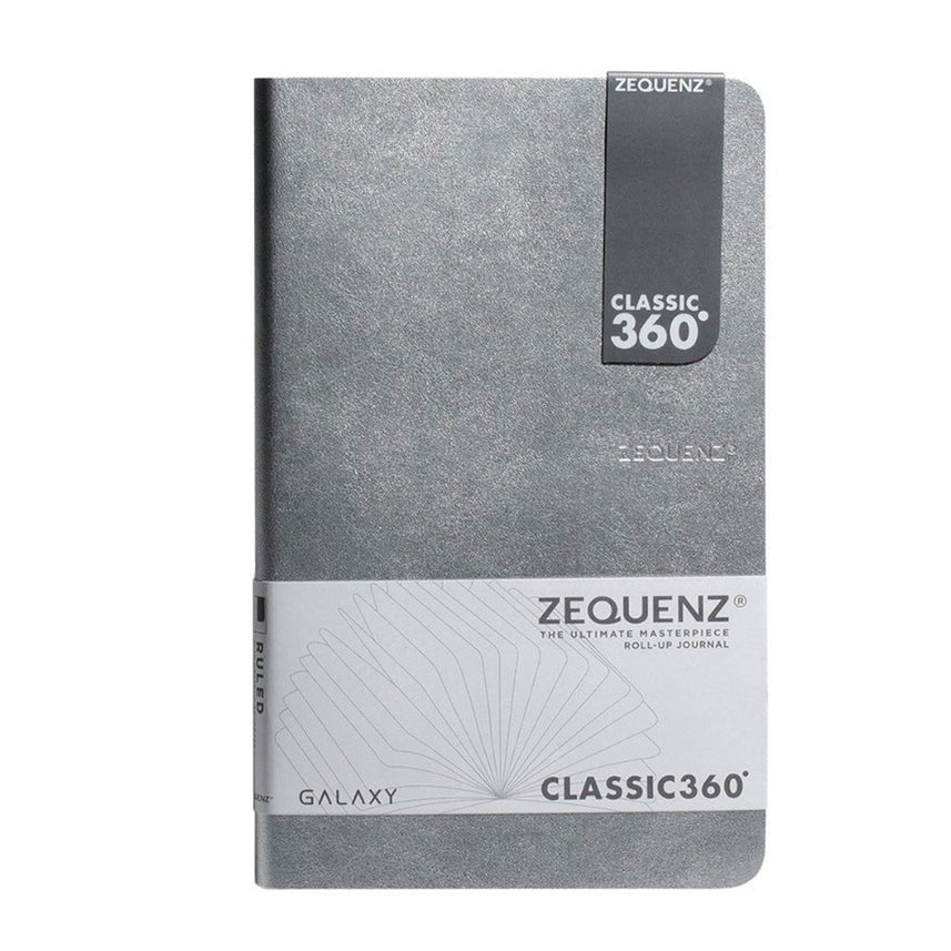 Zequenz Galaxy Series A5 Squared Notebook – Silver