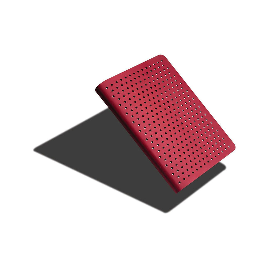 Zequenz Notebook Gift Set A5 and A6 | Air Series | Red | Dotted | 400 and 256 Pages | 70GSM | 360 Degree Flexibility | Handmade | Soft PU Cover | Pack of 2