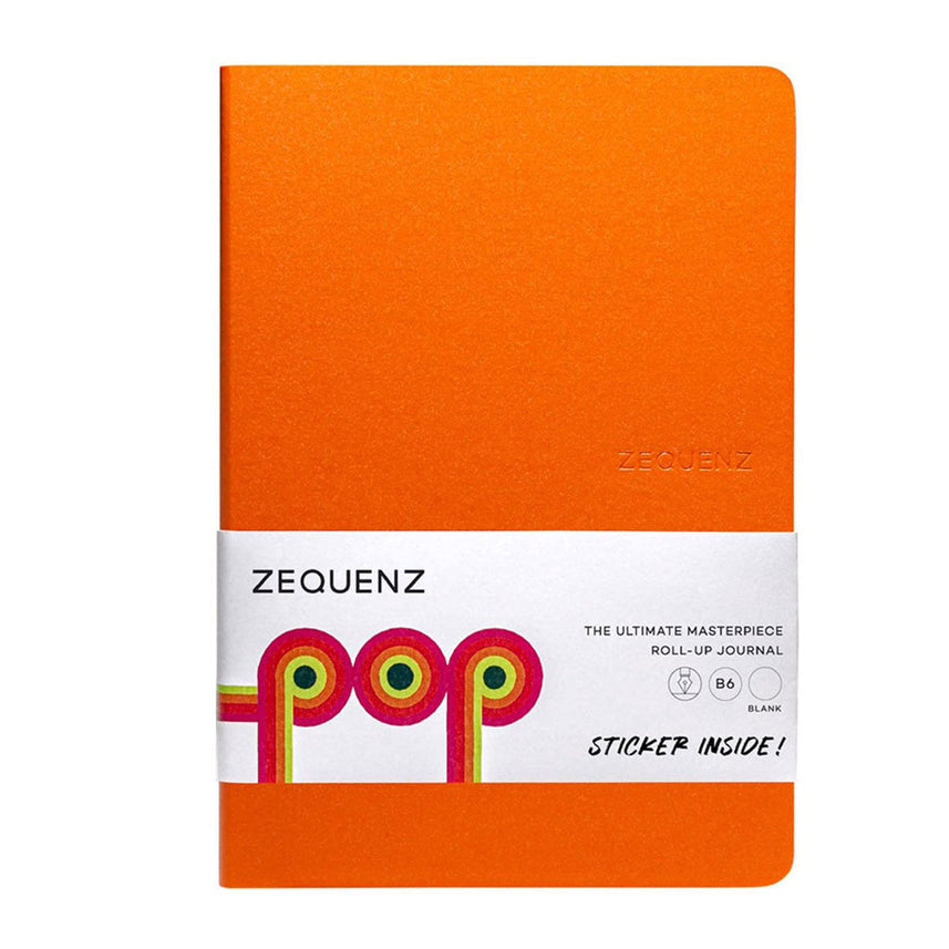Zequenz Pop B6 Ruled Notebook - Brick