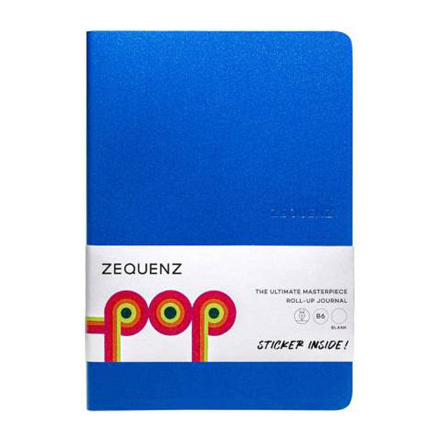 Zequenz Pop B6 Ruled Notebook - Indigo