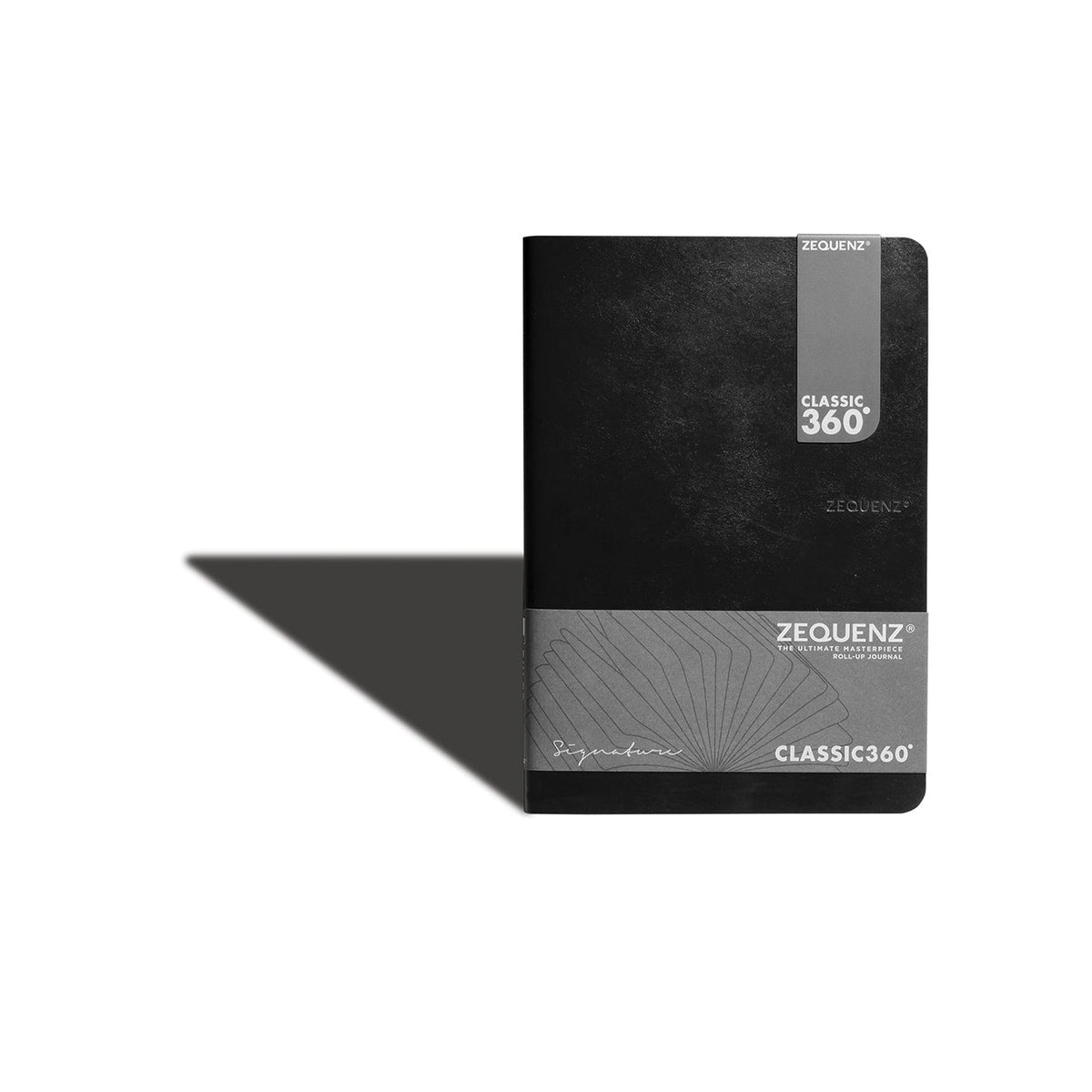 Zequenz Signature Classic Ruled A5 Notebook – Black
