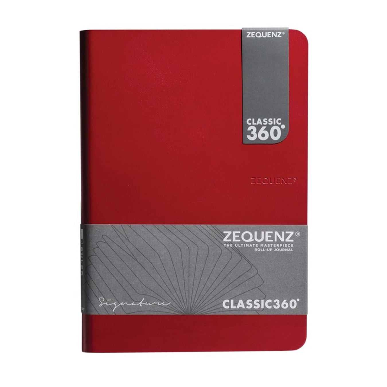 Zequenz Signature Classic Series A6 Blank Notebook - Red Edition