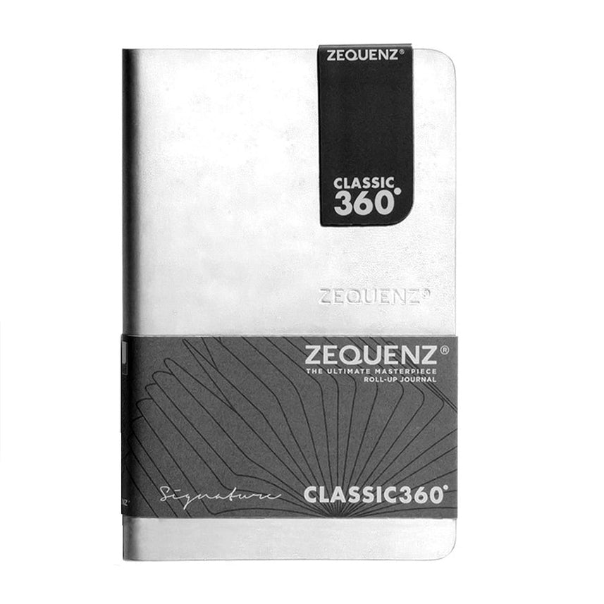 Zequenz Signature Classic Series A6 Ruled Notebook - White