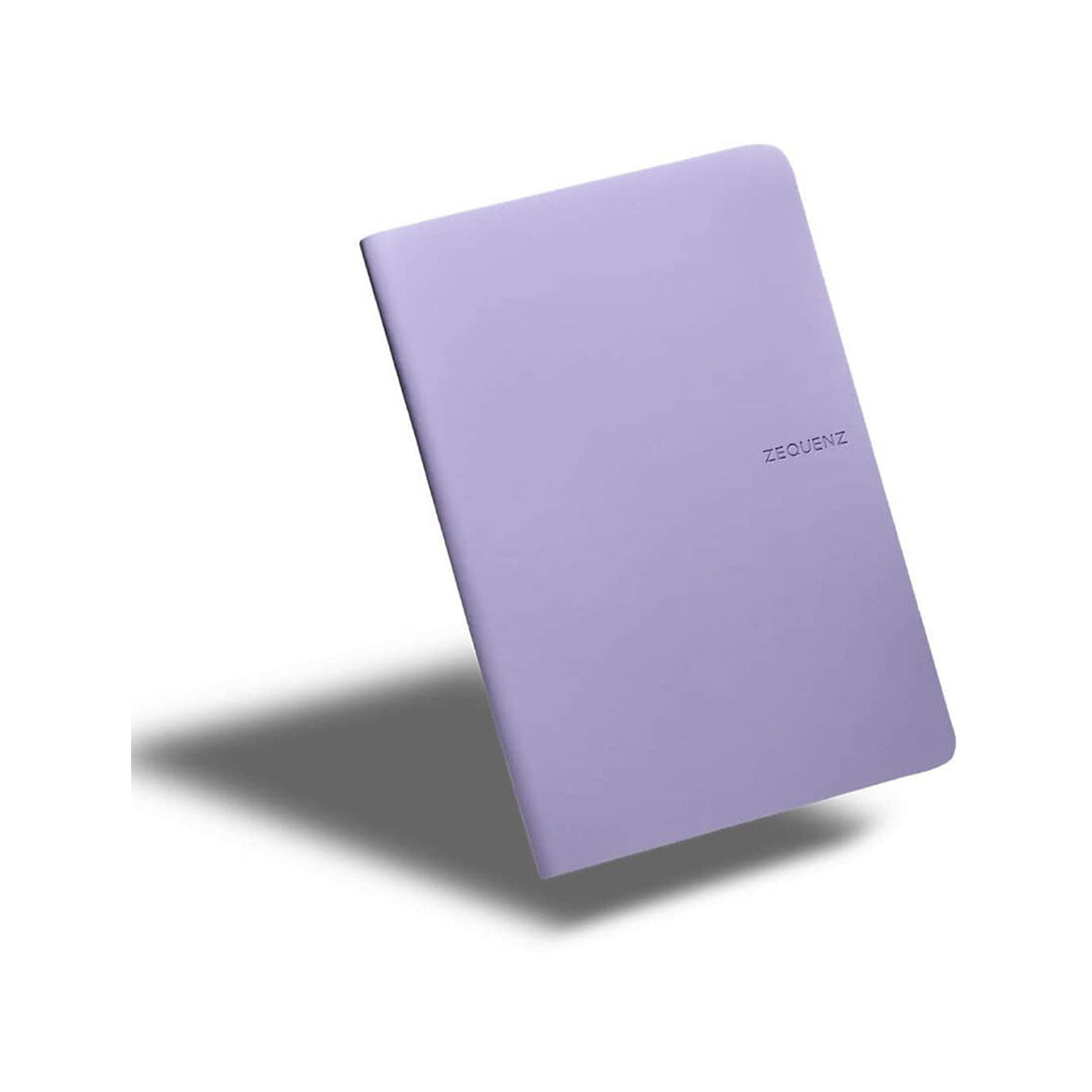Zequenz A5 Size Lavender Purple Slim Notebook Dotted Acid Free Paper 200 Pages 80GSM 360 Degree Flexibility 100% Handmade Fountain Pen Friendly Color Series Bookmark Included