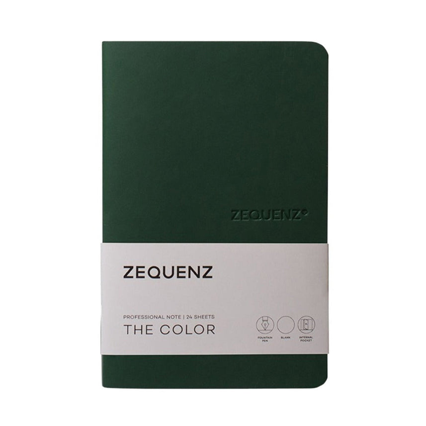 Zequenz The Color Series A5 Squared Notebook – Emerald