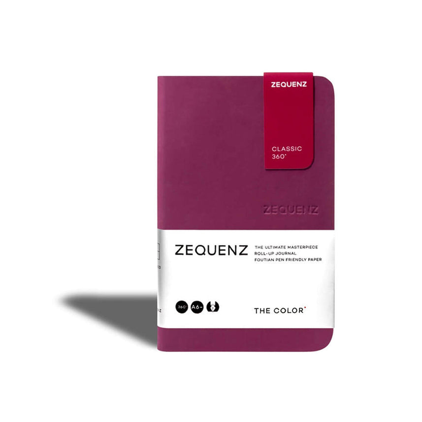 Zequenz The Color Series A6 Blank Notebook – Berry