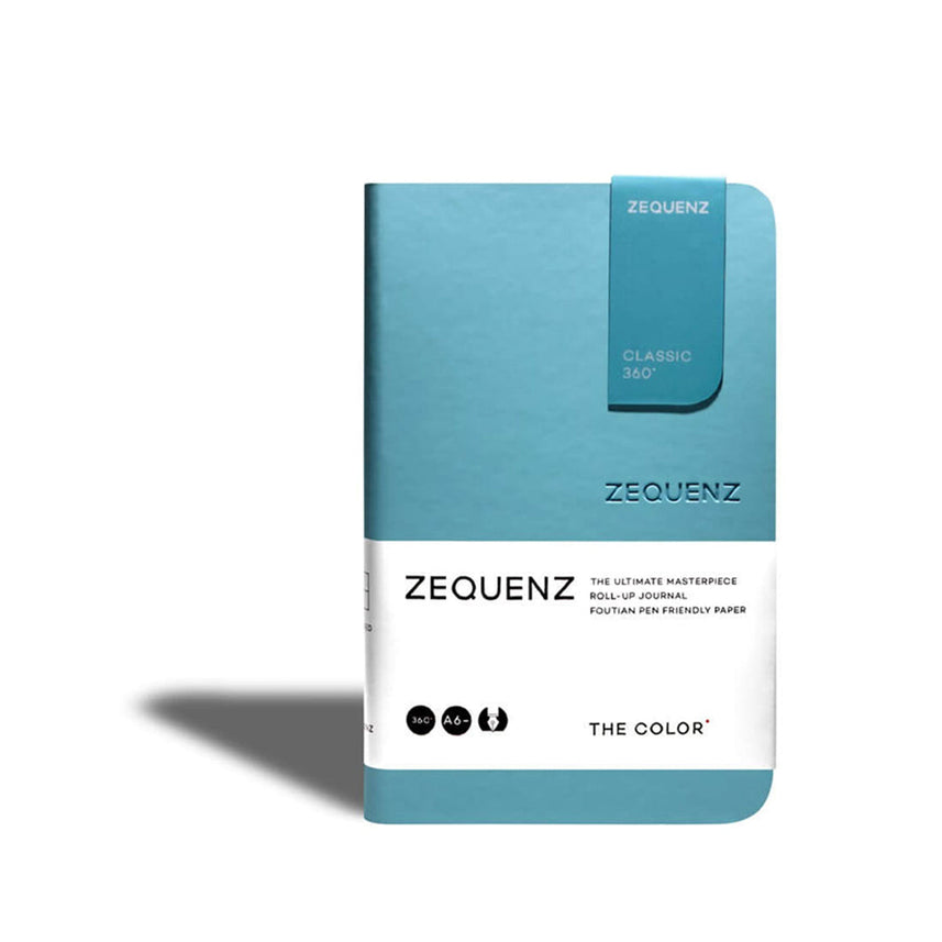 Zequenz The Color A6 Ruled Notebook - Turquoise