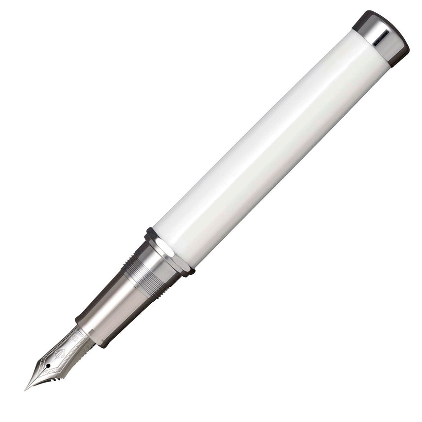 Arita Ware 400th Anniversary Fountain Pen White Porcelain [Silver] (manufactured by Koransha)
