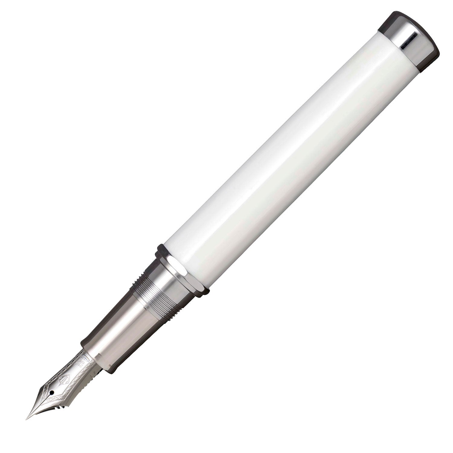 Arita Ware 400th Anniversary Fountain Pen White Porcelain [Silver] (manufactured by Koransha)