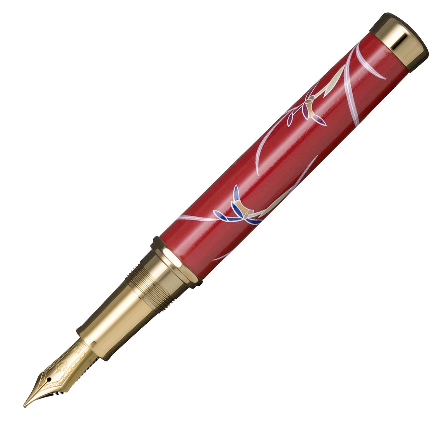 Arita Ware 400th Anniversary Fountain Pen Venetian Red Orchid [Gold] (manufactured by Koransha)