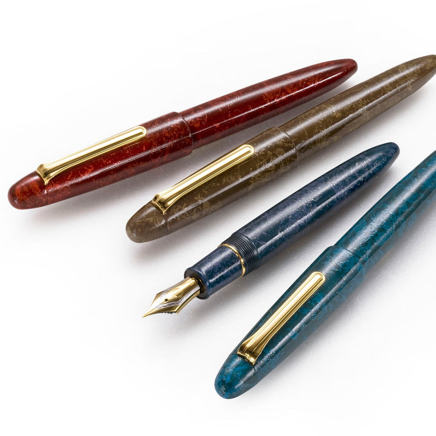 Traditional lacquer art Iromiyabi fountain pen