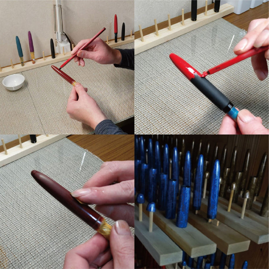 Traditional lacquer art Iromiyabi fountain pen