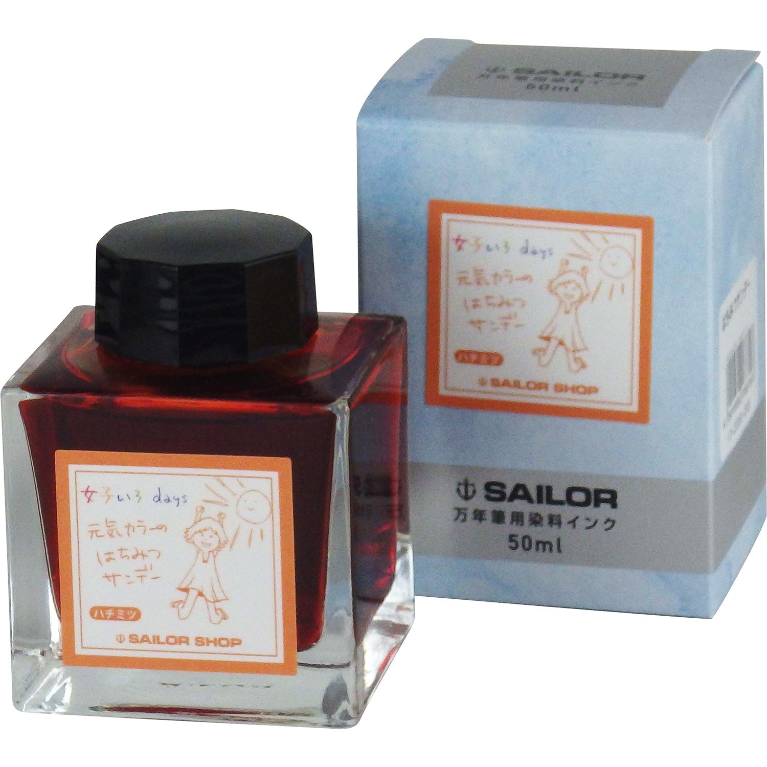 [Sailor Shop Original] Fountain pen bottle ink “Joshi Iro days”
