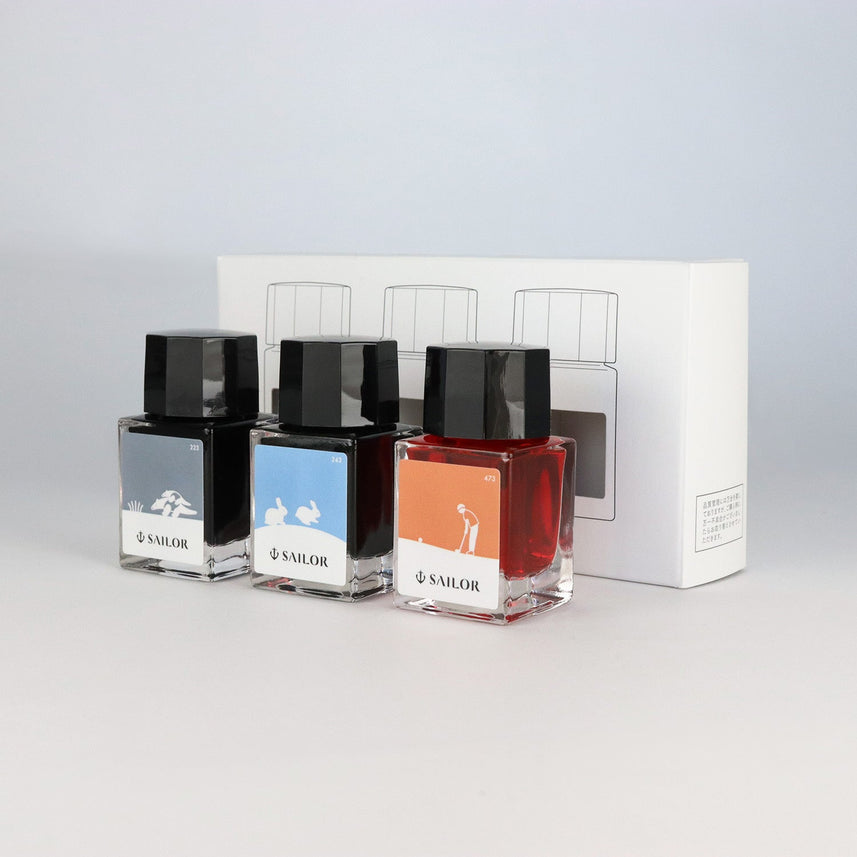10×3 harappa fountain pen bottle ink 10ml 3 color set