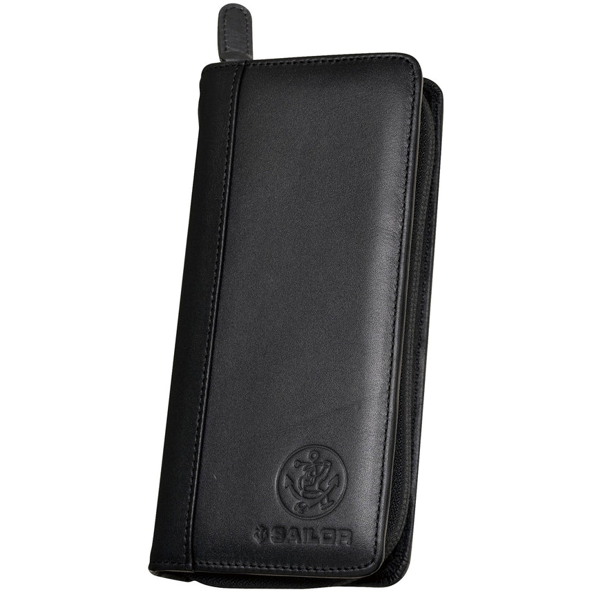 Portable case for 3 fountain pens [Black]