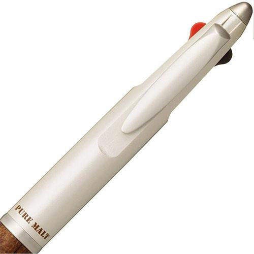 Mitsubishi Pencil | Multi-Functional Pen | 0.7mm | 2+S | Pure Malt | Wood Grip