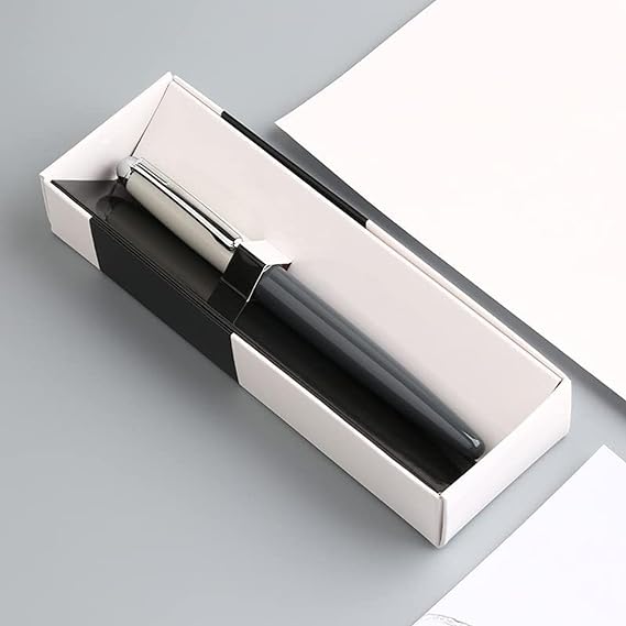 Moonman Youth Bright Metal F Fountain Pen - SCOOBOO - MQC-03F - Fountain Pen