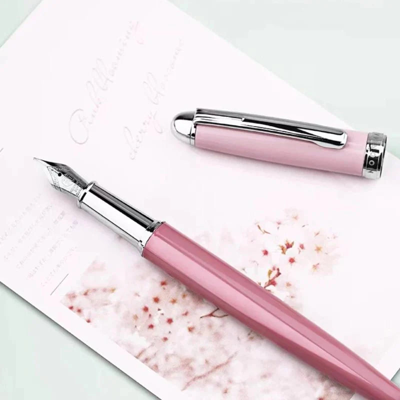 Moonman Youth Bright Metal F Fountain Pen - SCOOBOO - MQC-03F - Fountain Pen